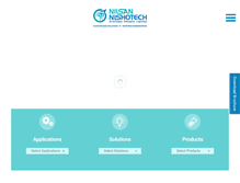 Tablet Screenshot of nilsan-nishotech.com